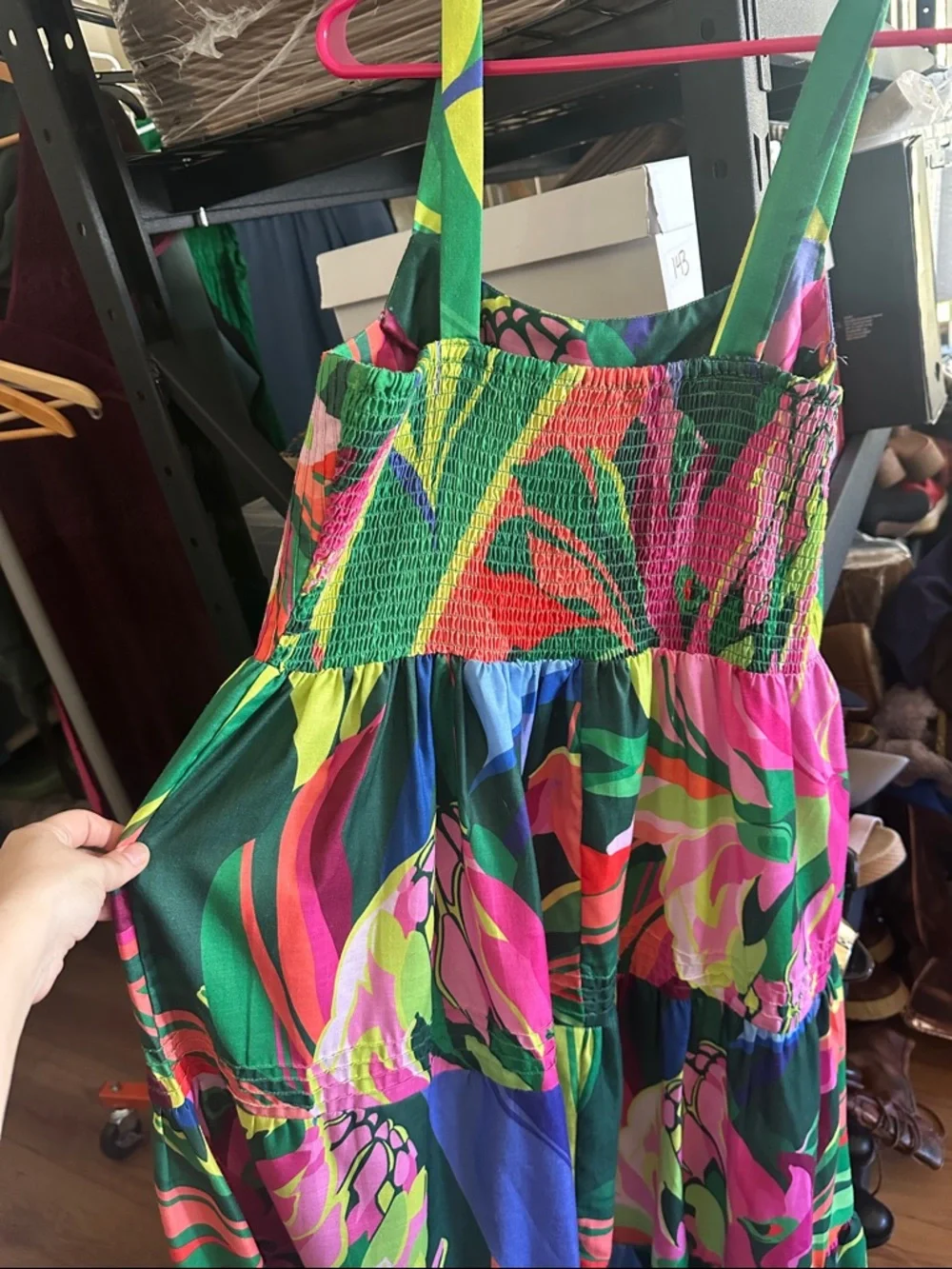 Ht 360 collective Nordstrom Vibrant Tropical Print Maxi Dress - Picture 6 of 7